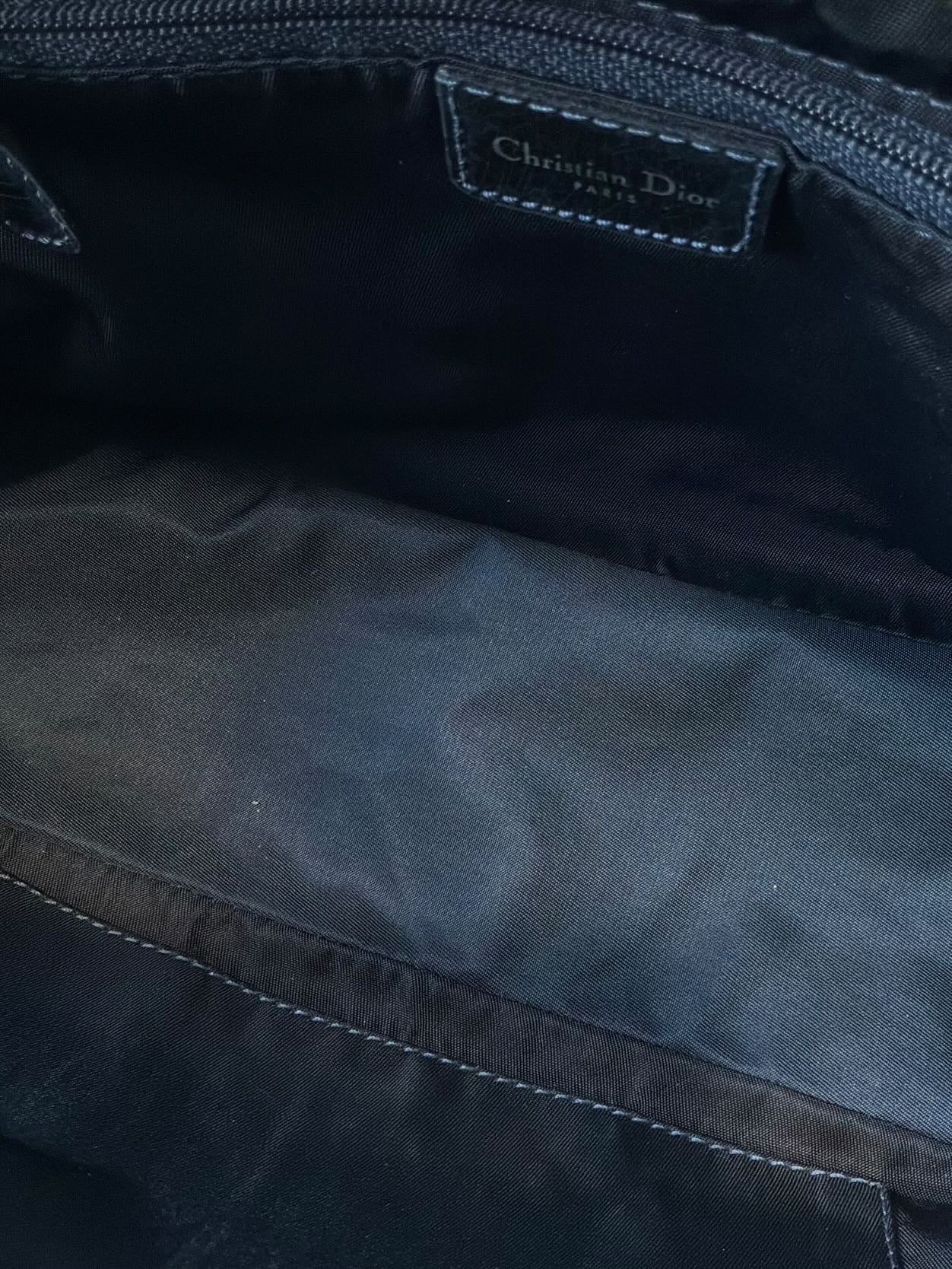 Dior Denim Speedway Saddle Bowler Bag