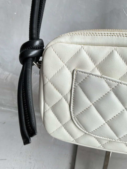 Chanel Ligne Cambon Snakeskin CC Pochette Bag