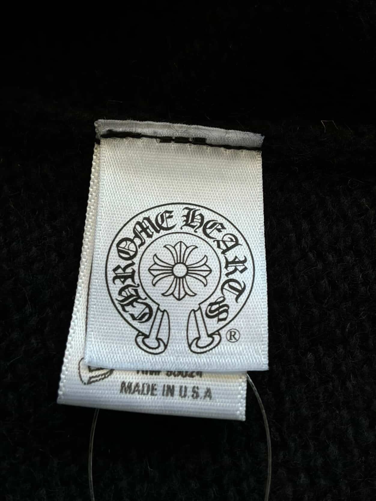 Chrome Hearts 1/1 Spine Cross Patch Cashmere Cardigan