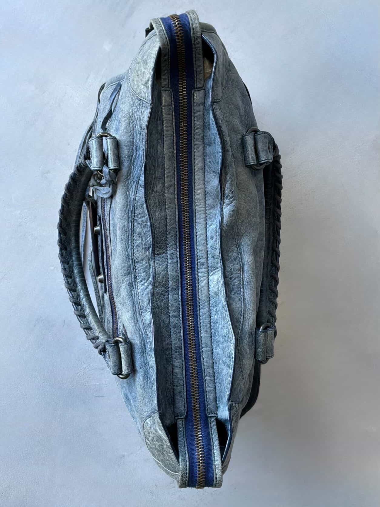 Balenciaga Classic City Navy Lambskin Bag