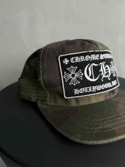 Chrome Hearts Camouflage Trucker Hat