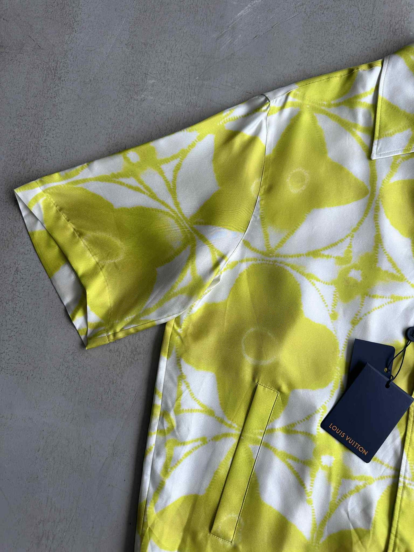 Louis Vuitton Monogram Shibori Shortsleeve silk Shirt