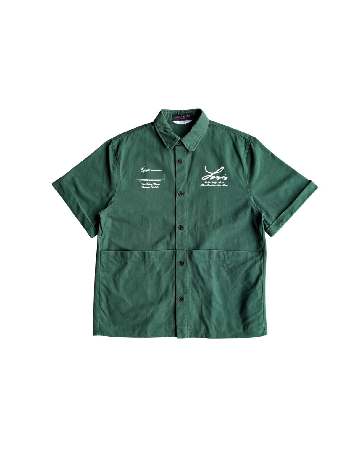 Louis Vuitton Virgil Abloh Creative Director Runway Shirt
