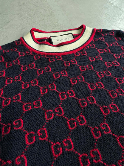 Gucci All Over Logo Pullover Crewneck