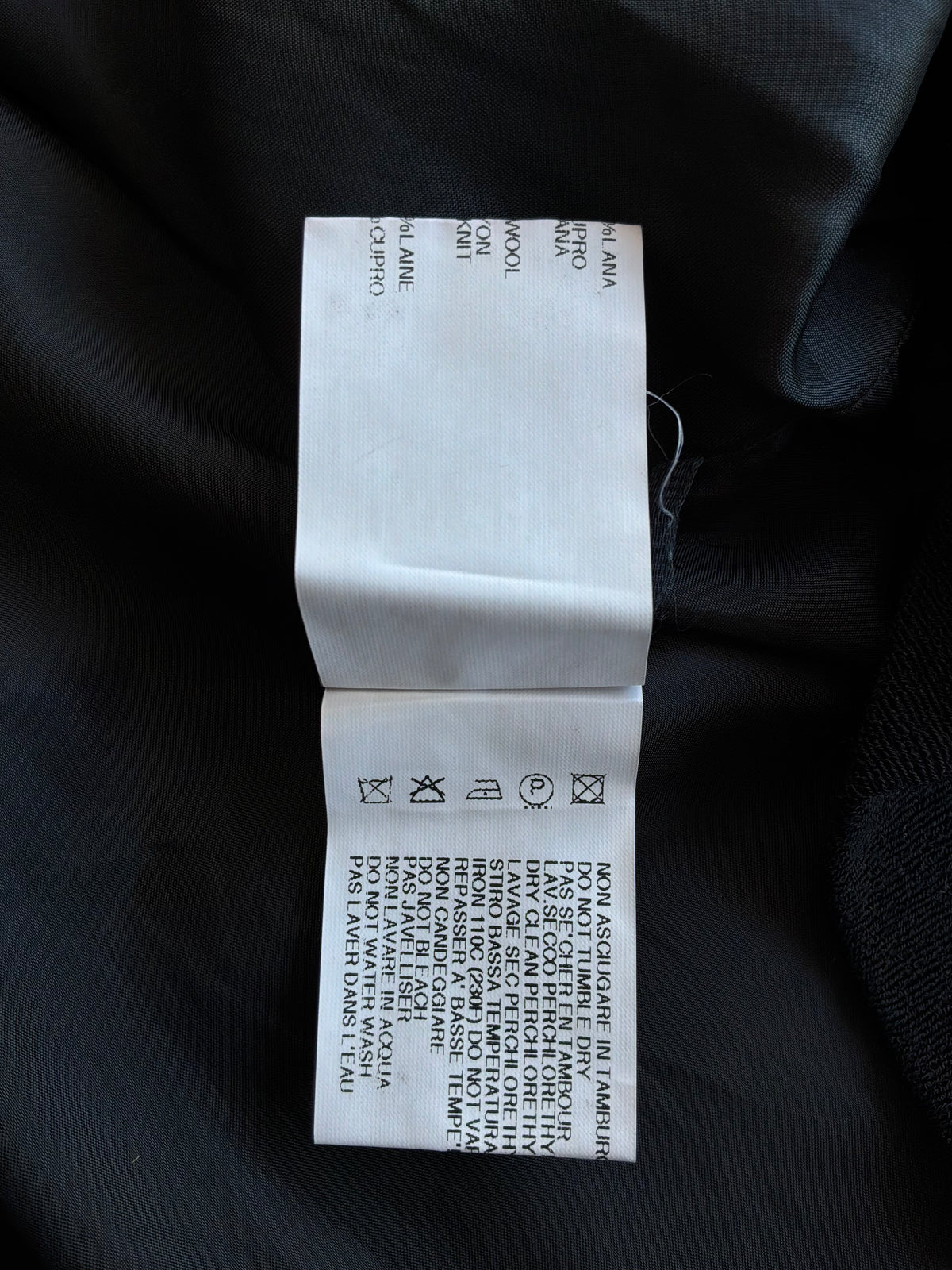 Rick Owens Mainline Wool Cardi Coat