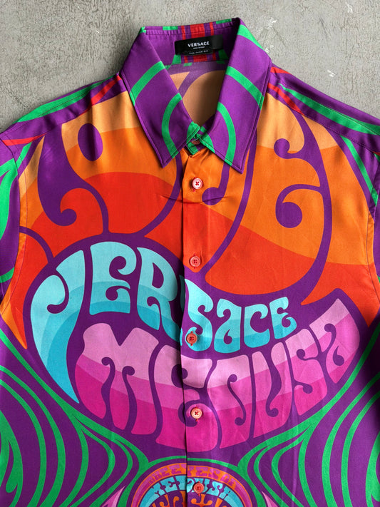 Versace Medusa Music Silk Shirt