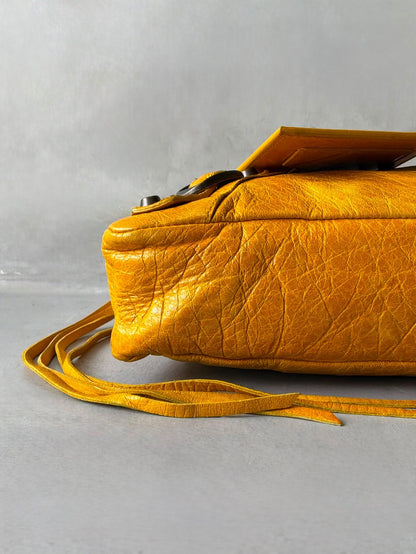 Balenciaga Le First Mustard Lambskin Bag