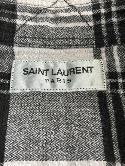 Saint Laurent Paris Checkered Flannel