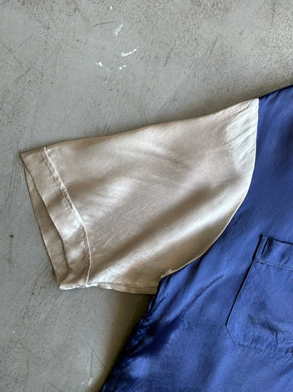 Gucci Interlocking G Satin Bowling Shirt