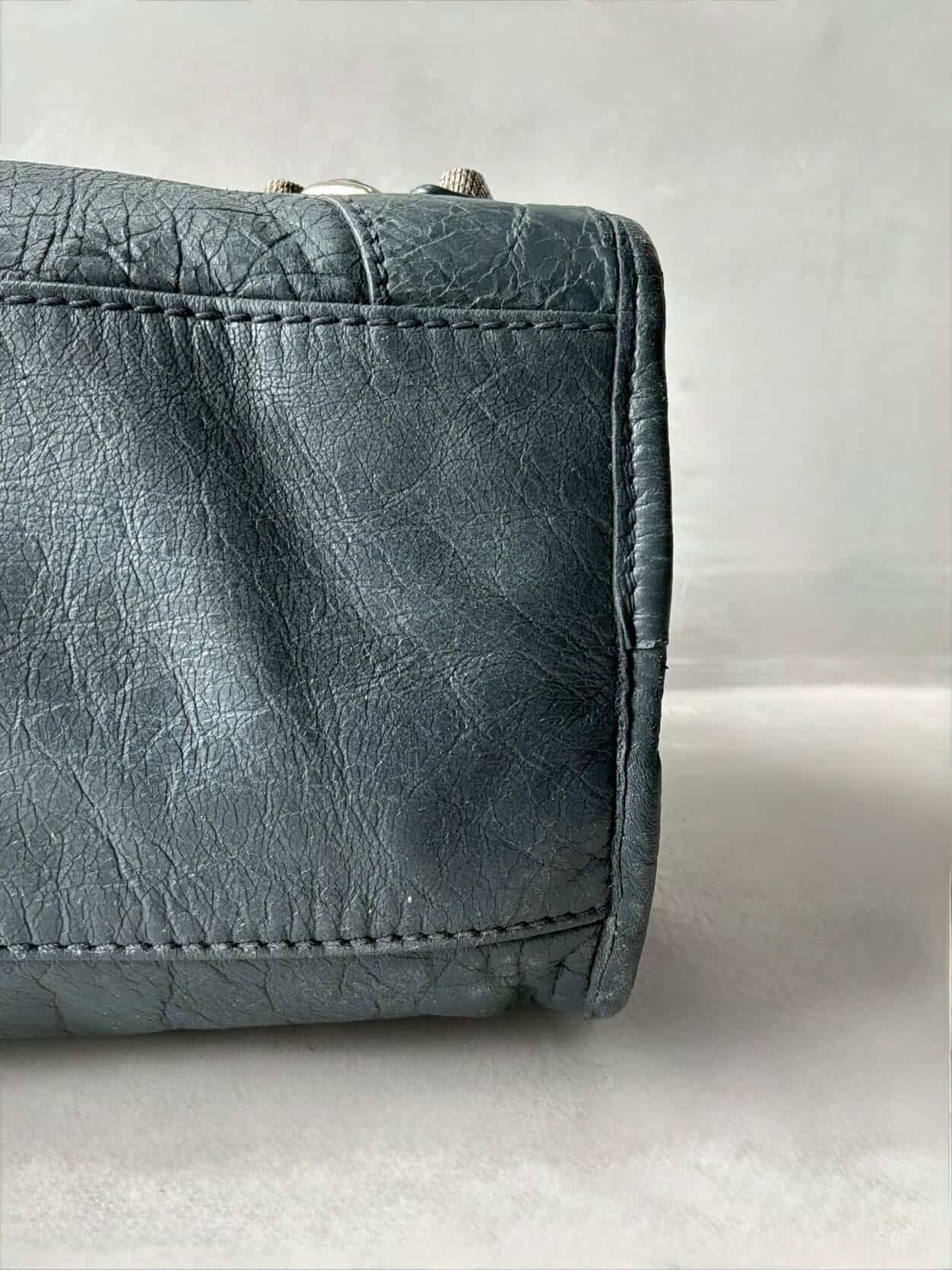 Balenciaga Classic City Giant 12 Navy Lambskin Bag