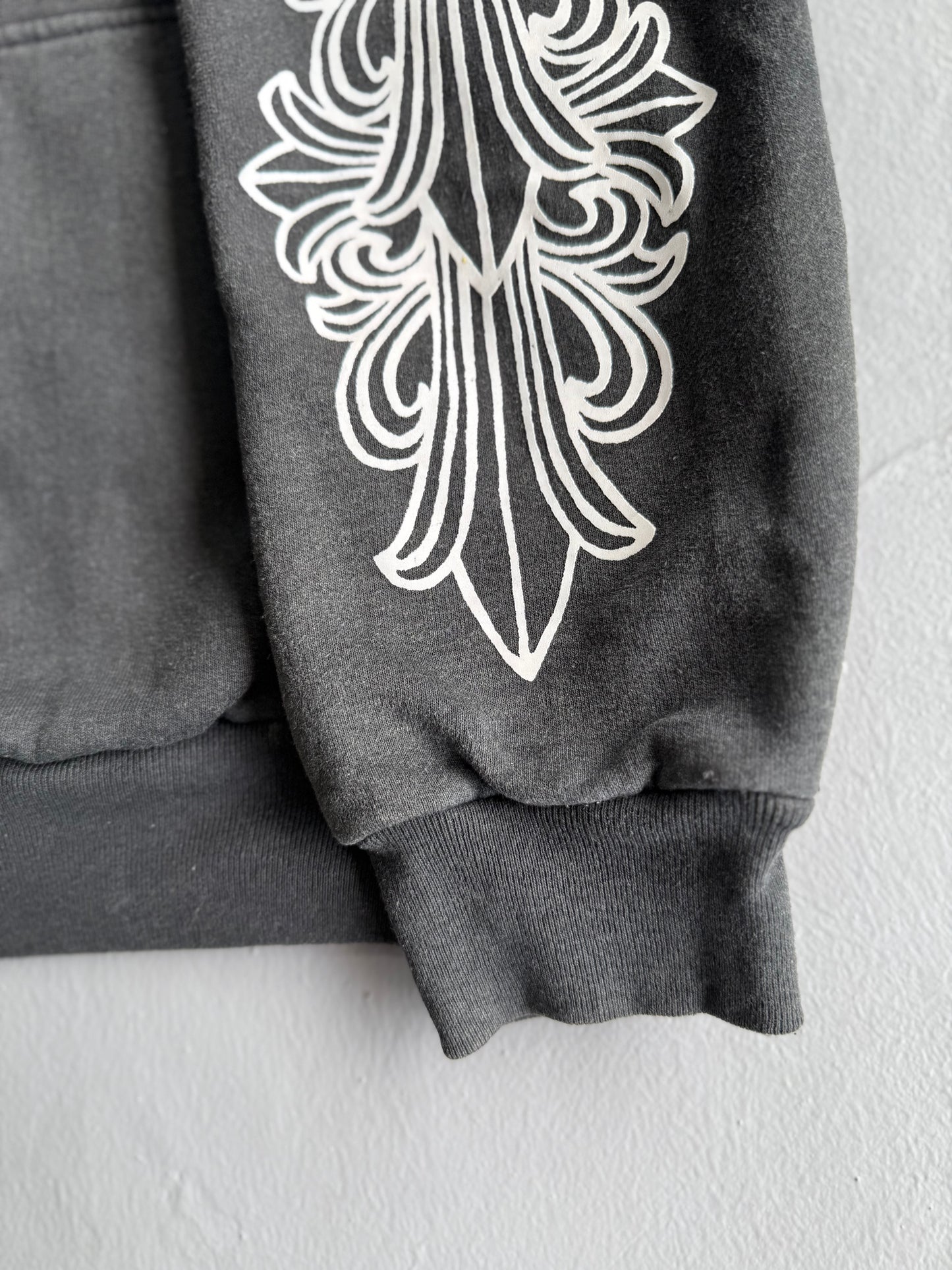 Vintage Chrome Hearts Horseshoe Floral Hoodie