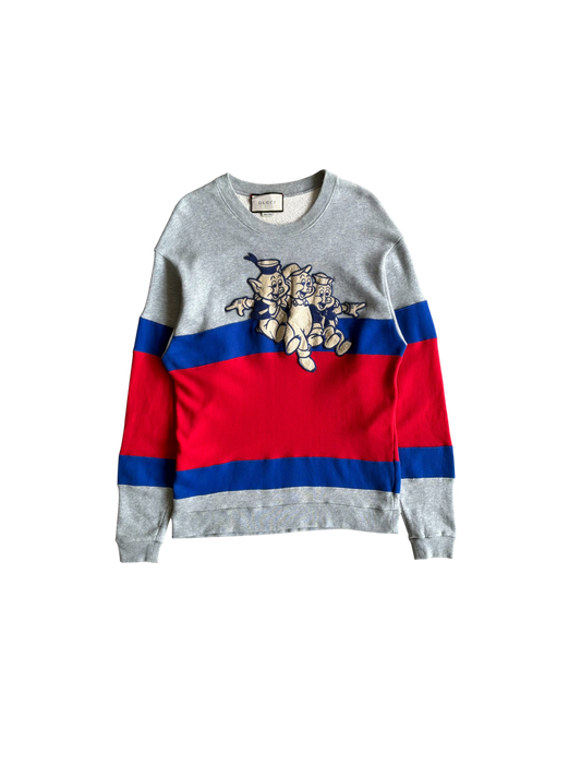 Gucci X Disney Pigs Crewneck