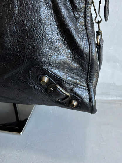 Balenciaga Classic City Black On Brass