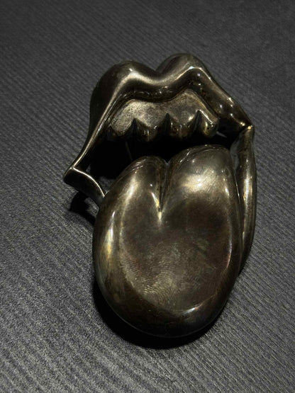 Chrome Hearts X Rolling Stones Lips and Tounge Buckle