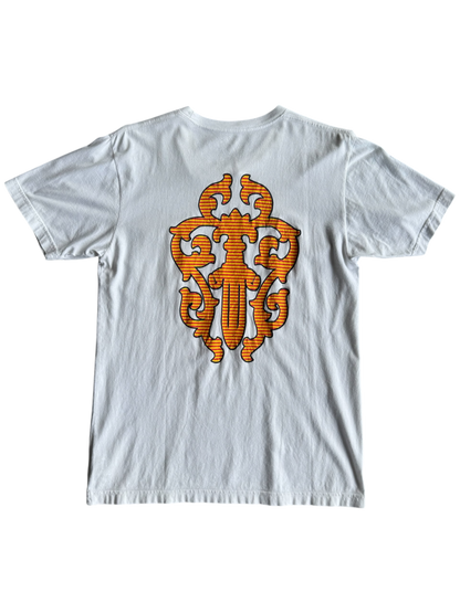 Chrome Hearts Orange Stripe Dagger Tee