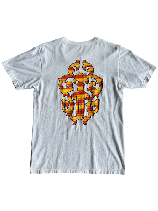 Chrome Hearts Orange Stripe Dagger Tee