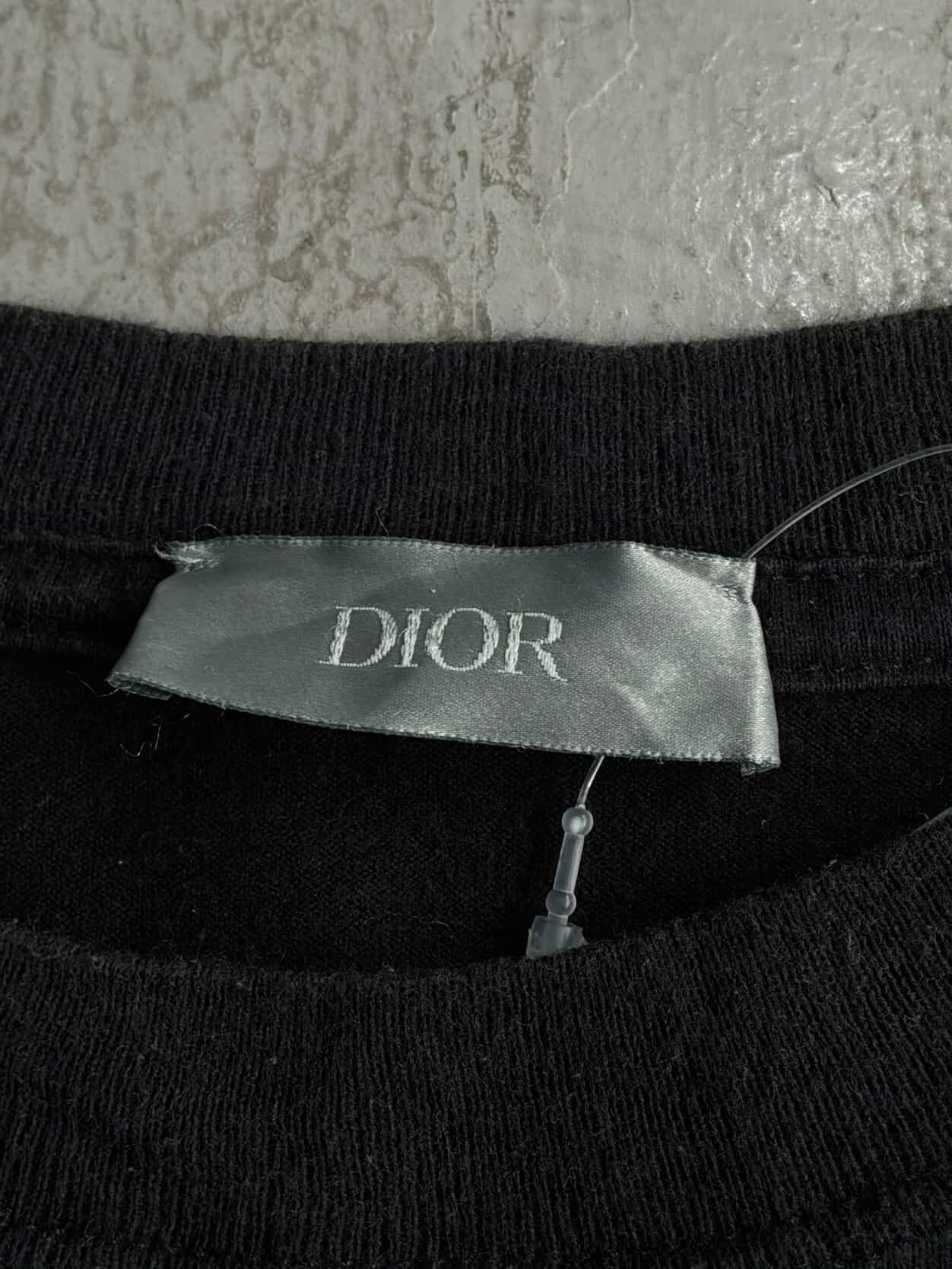 Dior Atelier Embroidered Script Mullet Tee