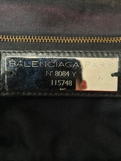 Balenciaga Classic City Black on Brass Lambskin Bag