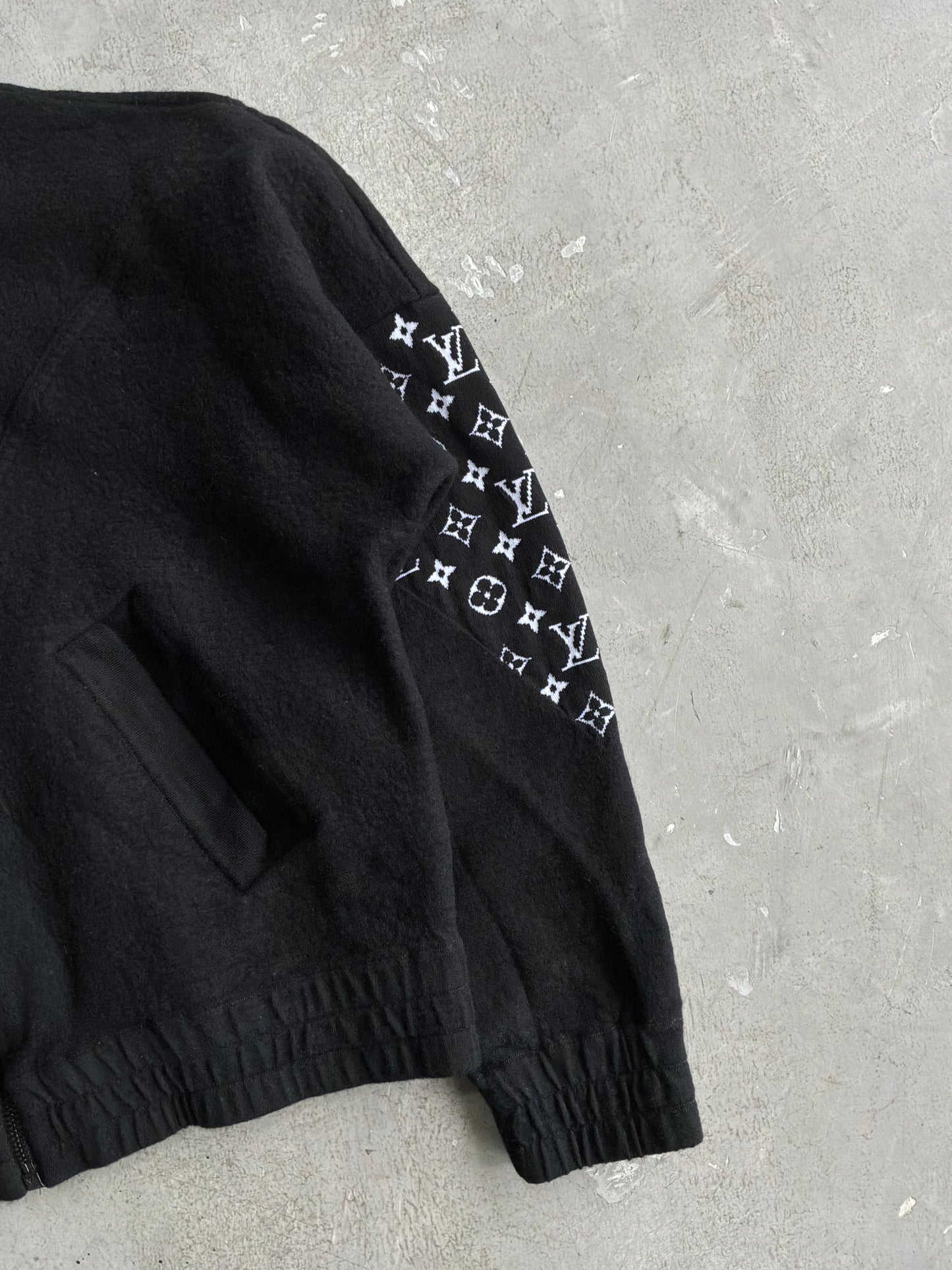 Womens Louis Vuitton Sleeve Monogram Knit Jacket