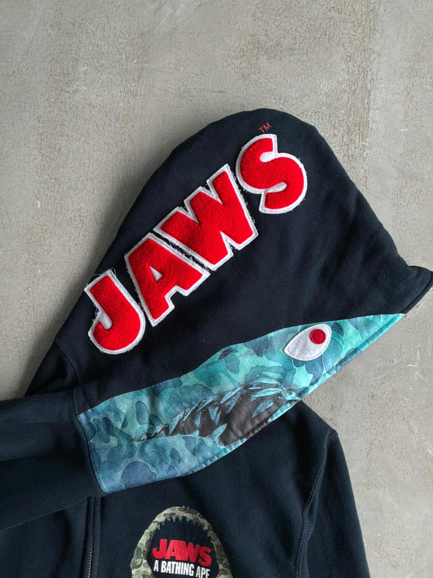 Bape x Jaws Shark Full zip Hoodie