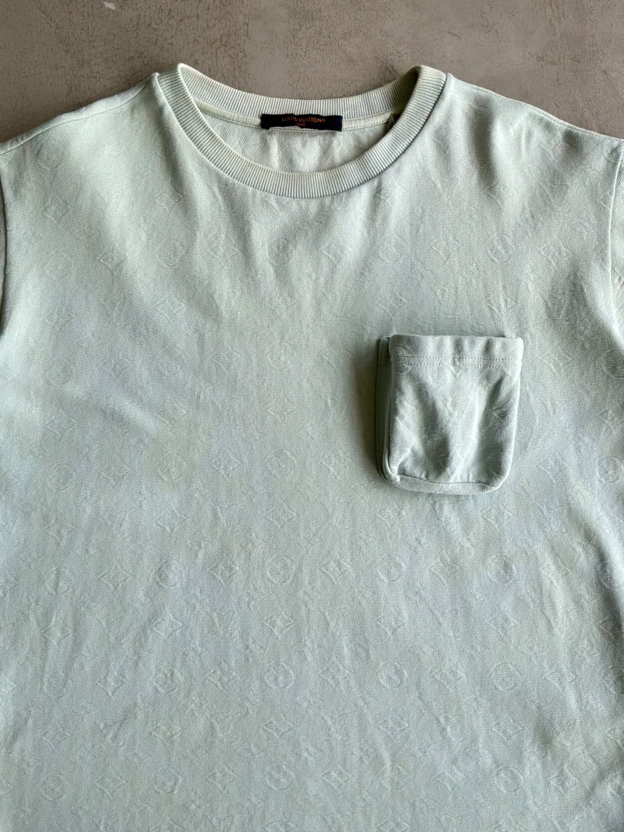 Louis Vuitton 3D Monogram Light Green Tee