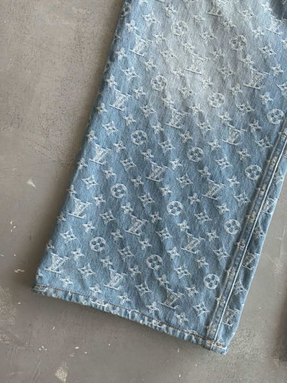 Louis Vuitton Graffiti Monogram Denim Jeans