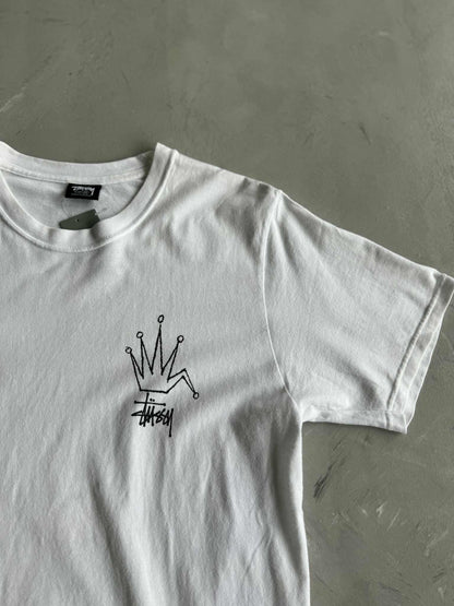 Stussy Vintage White Crown Tee
