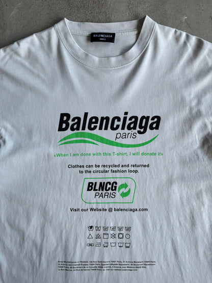 Balenciaga Dry Cleaning Recycle Tee