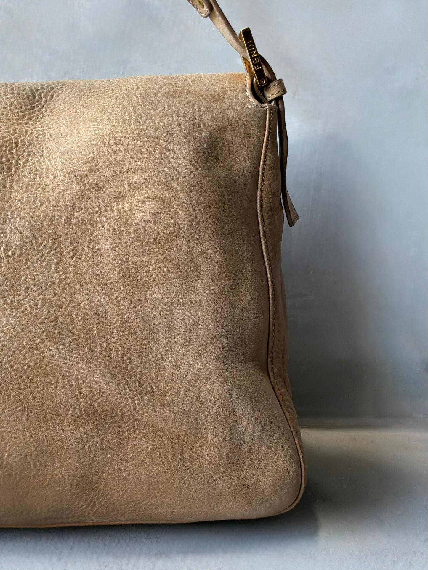 Fendi Mamma Baguette Brown Bag