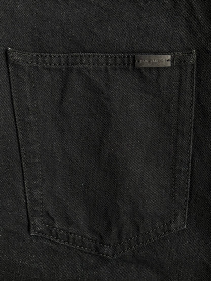 Saint Laurent Paris Black Denim Pants