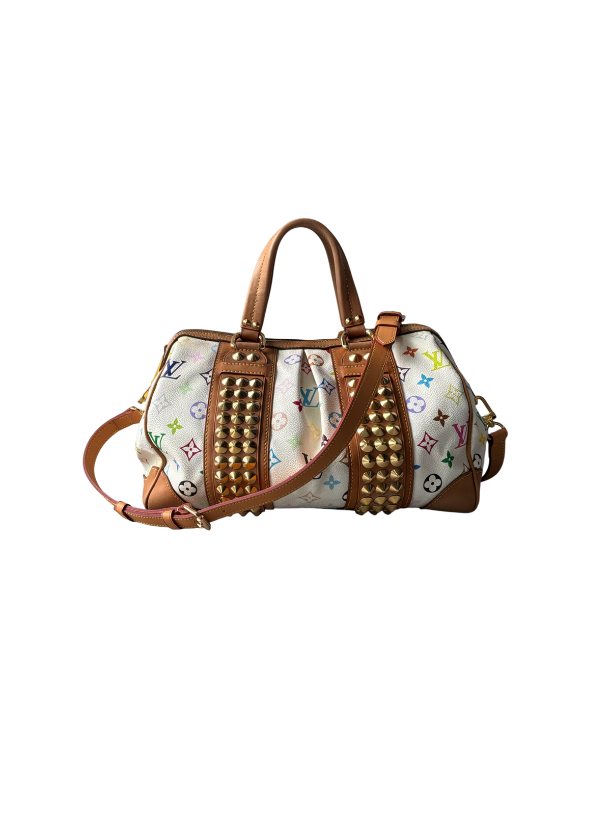 Louis Vuitton x Murakami Courtney White Multicolor Bag