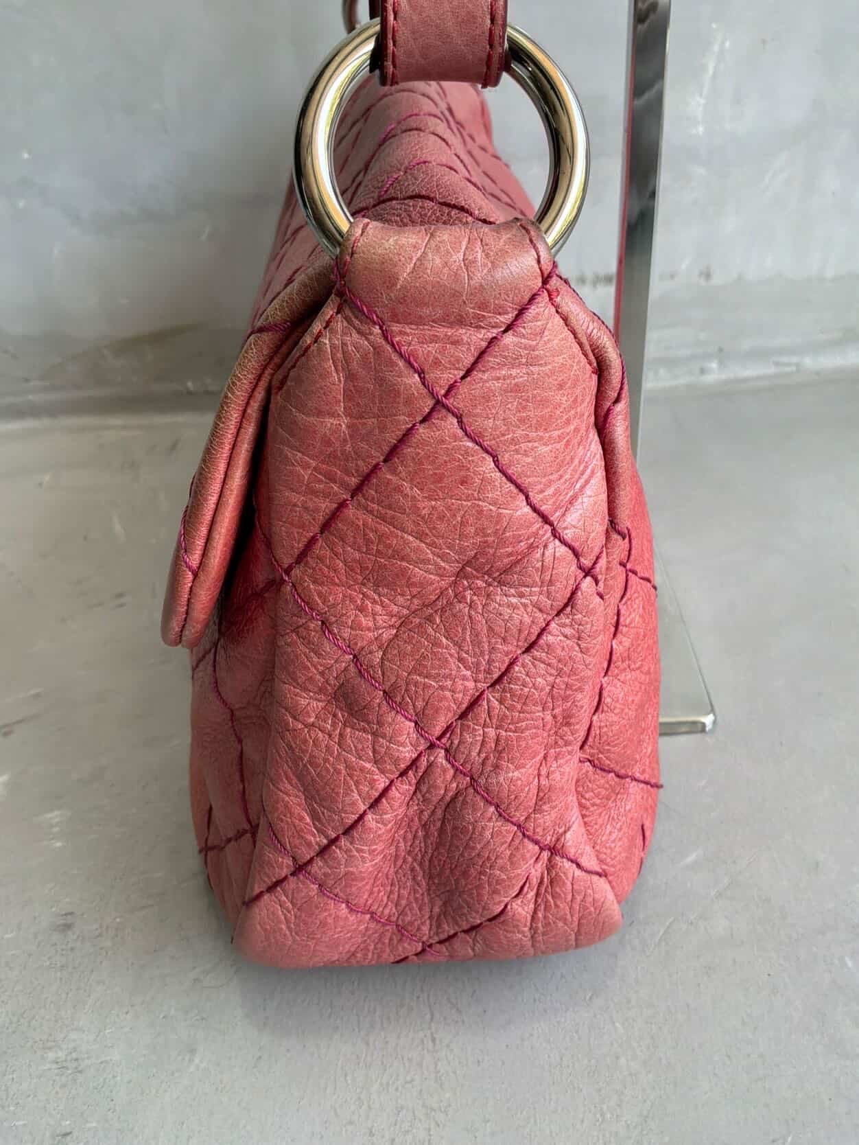 2009 Chanel On The Road Quilted Shoulder Bag