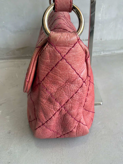 2009 Chanel On The Road Quilted Shoulder Bag