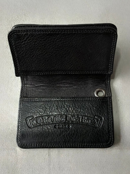 Chrome Hearts Scroll Leather Card Holder