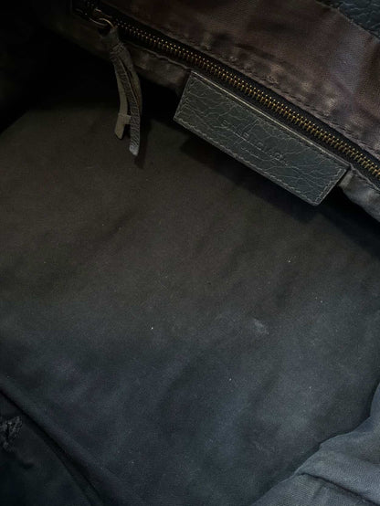 Balenciaga City Part Time Dark Gray Lambskin Bag