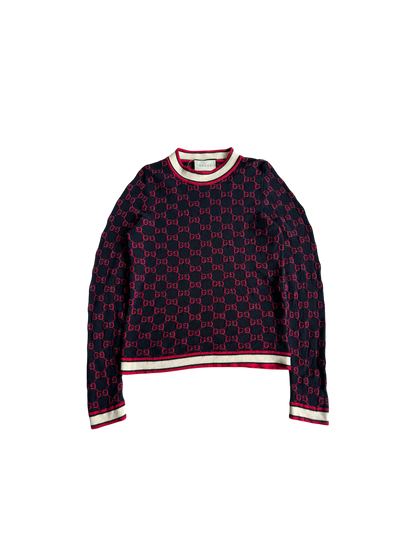 Gucci All Over Logo Pullover Crewneck