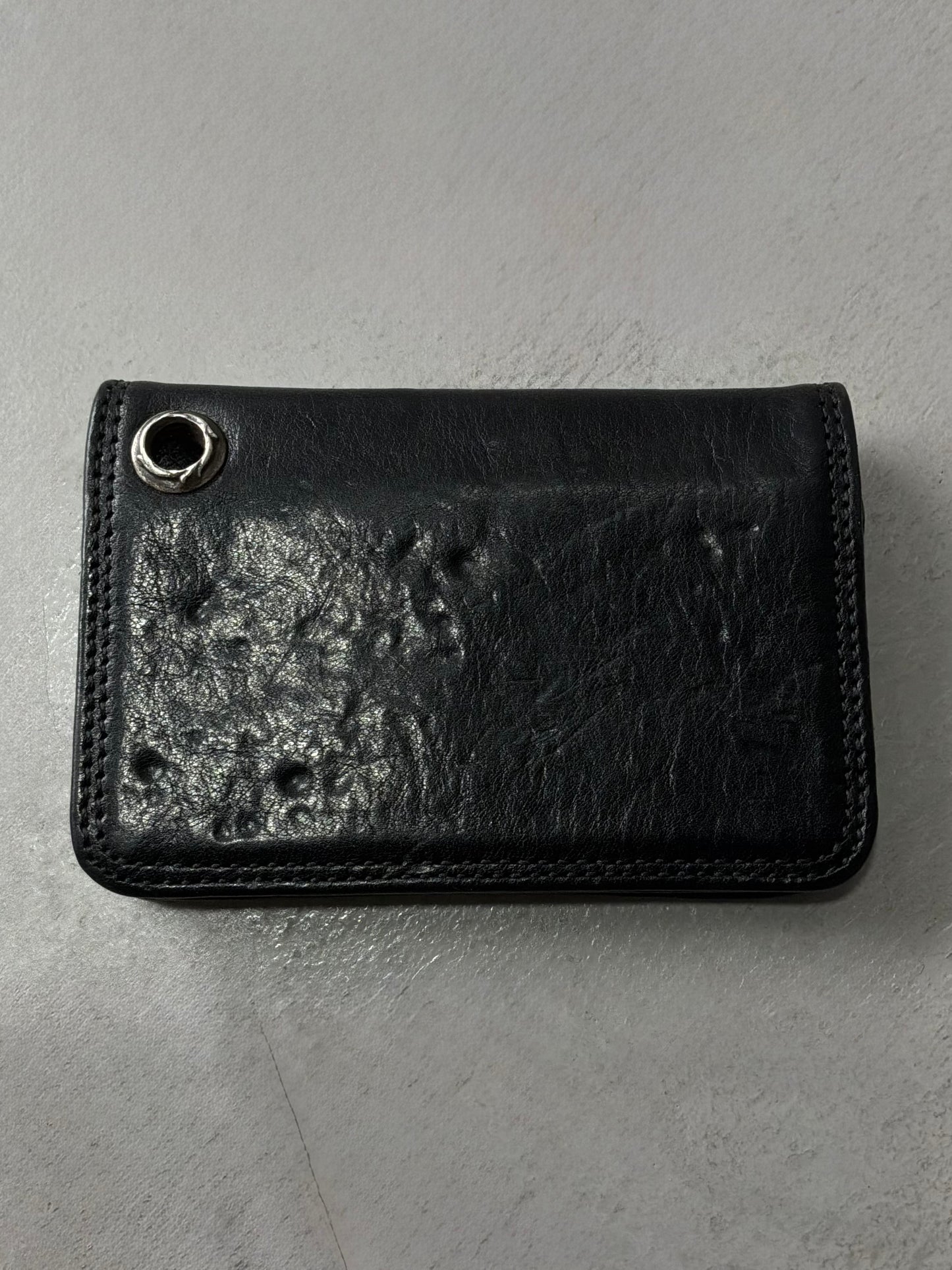 Chrome Hearts Scroll Leather Card Holder