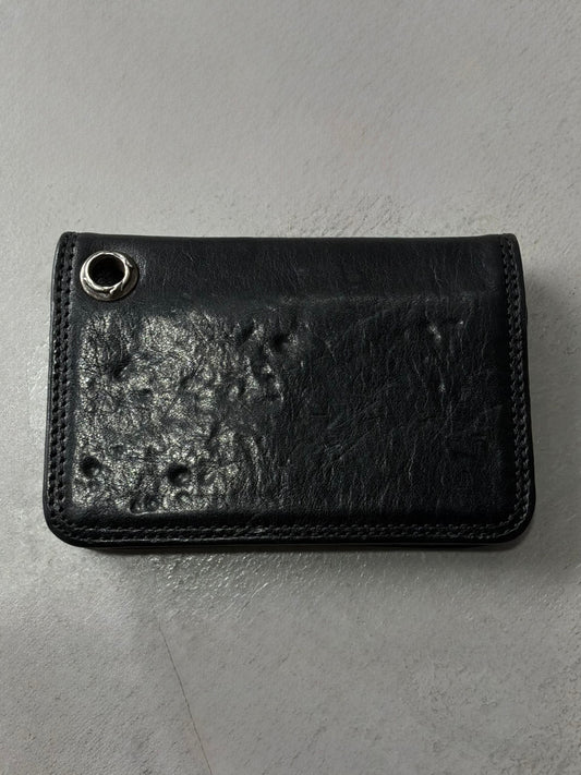 Chrome Hearts Scroll Leather Card Holder