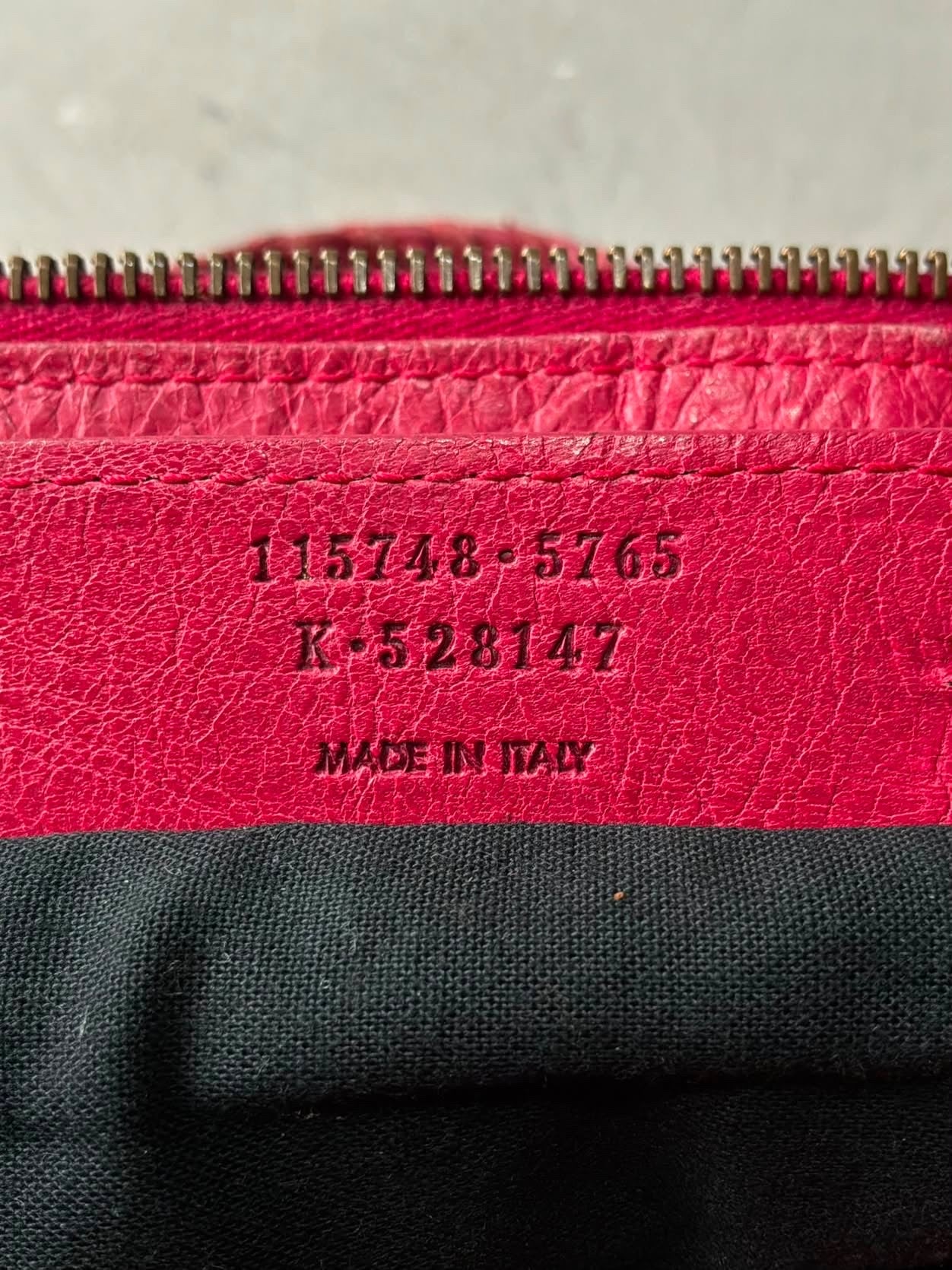 Balenciaga City Red Lambskin Bag