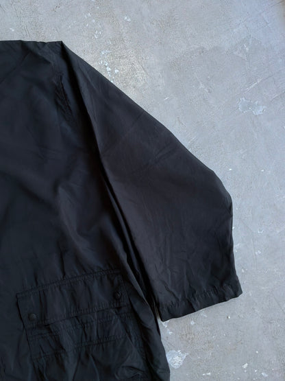 Balenciaga Back Script Parka Nylon Jacket