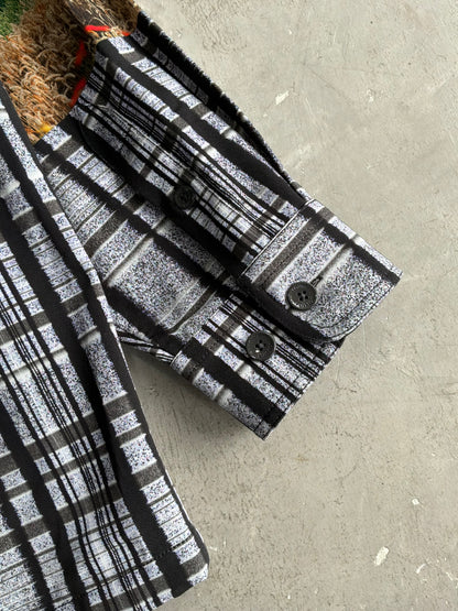 Louis Vuitton FW23 Blurry Vision Landscape Check Jacket