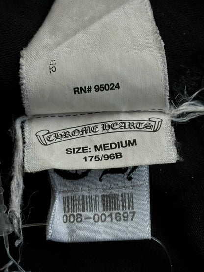 Chrome Hearts Triple Cross Horseshoe Black Tee