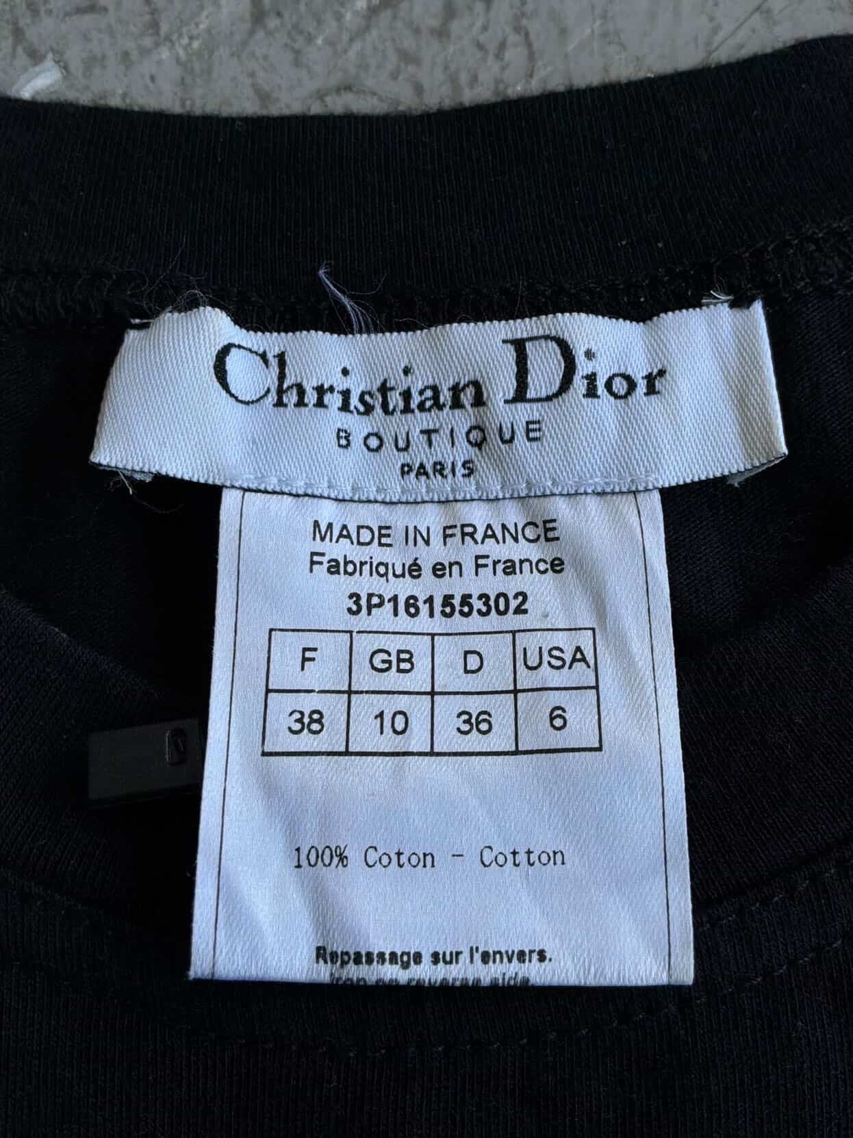Dior Galliano Era Denim Script Tanktop