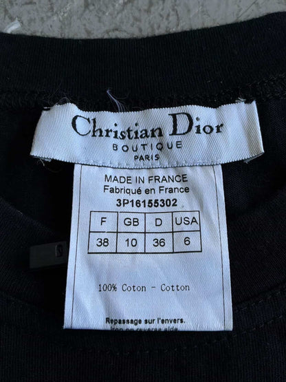 Dior Galliano Era Denim Script Tanktop
