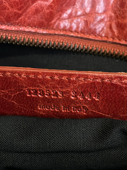 Balenciaga City Twiggy Brown/Orange Brass Hardware