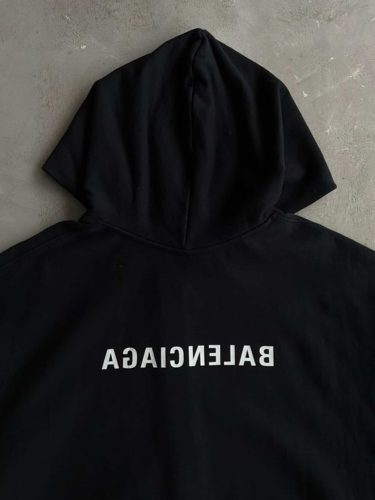 Balenciaga Reverse Script Hoodie
