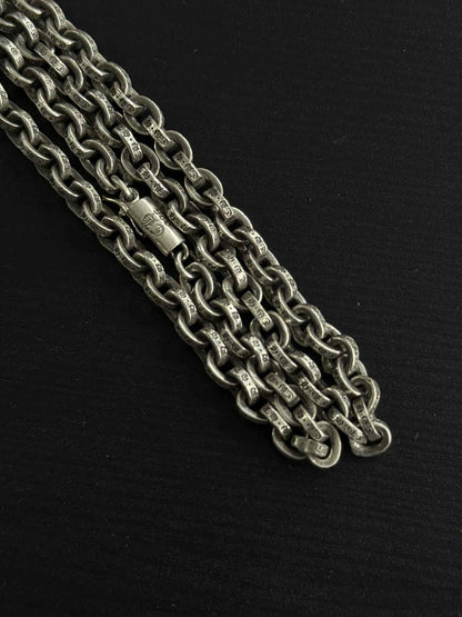 Chrome Hearts 18” Paper Chain Necklace