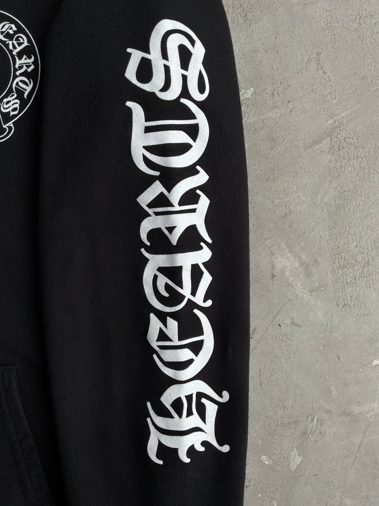 Chrome Hearts X Matty Boy Horseshoe Script Lip Hoodie