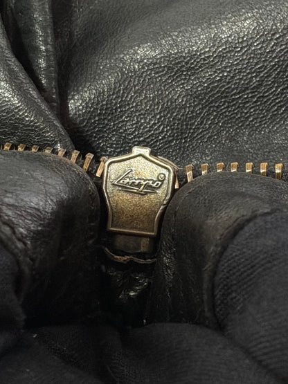 Balenciaga Work Black on Brass Lambskin Bag