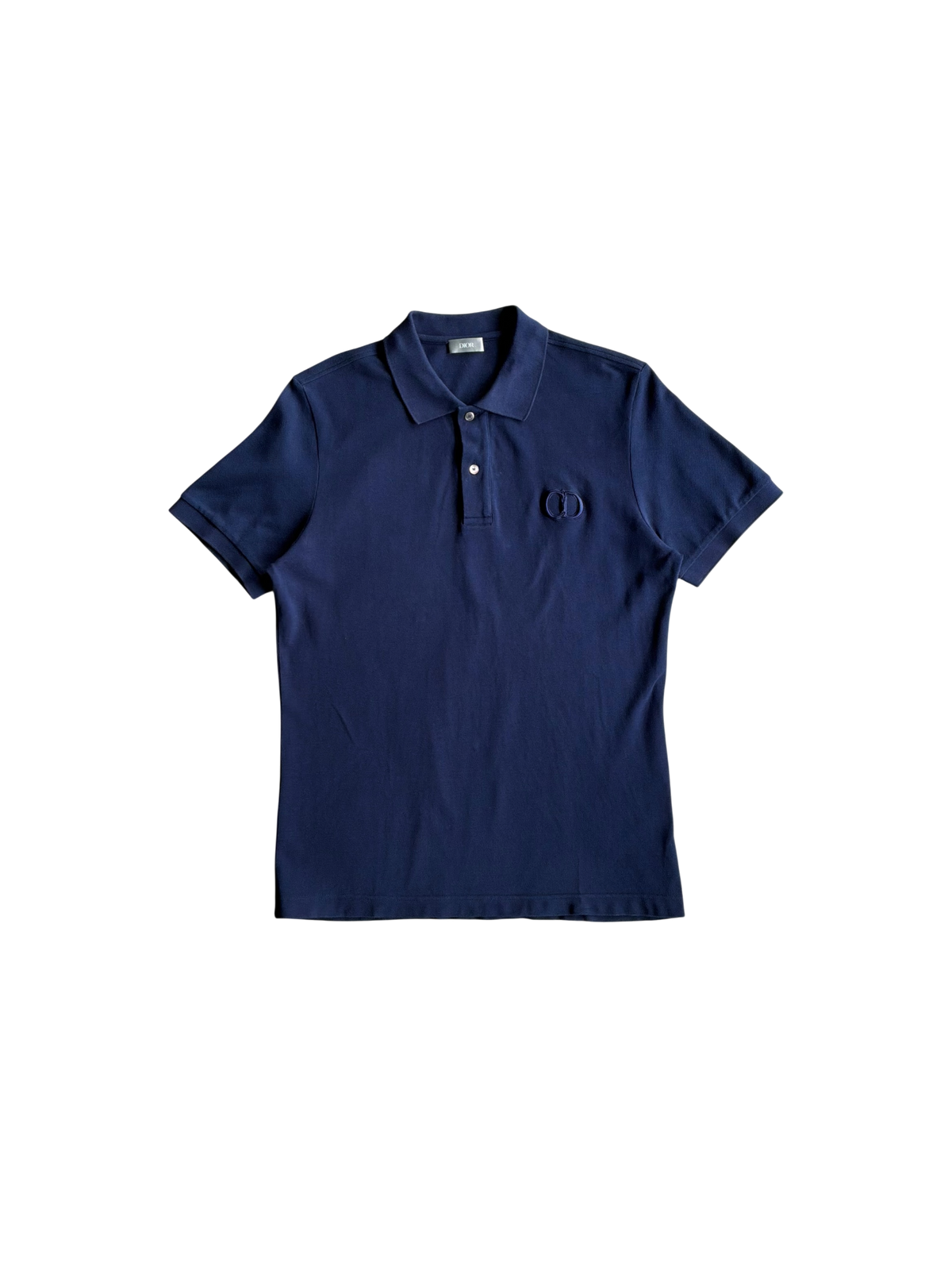 Dior Icon Logo Navy Polo Shirt